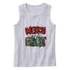 Merry Bright Christmas Trees Gym Christmas Tank Top