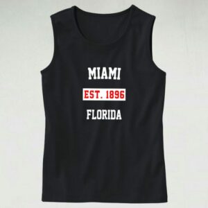 Miami Est 1896 Florida Tank Top 4