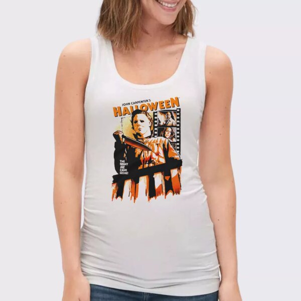 Michael Myers Halloween He Came Home Clip Summer Tank Top