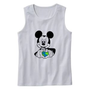 Mickey Holding Earth Day Tank Top 4