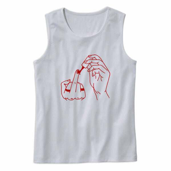 Middle Finger Polish Girl Gang Tank Top Outfit
