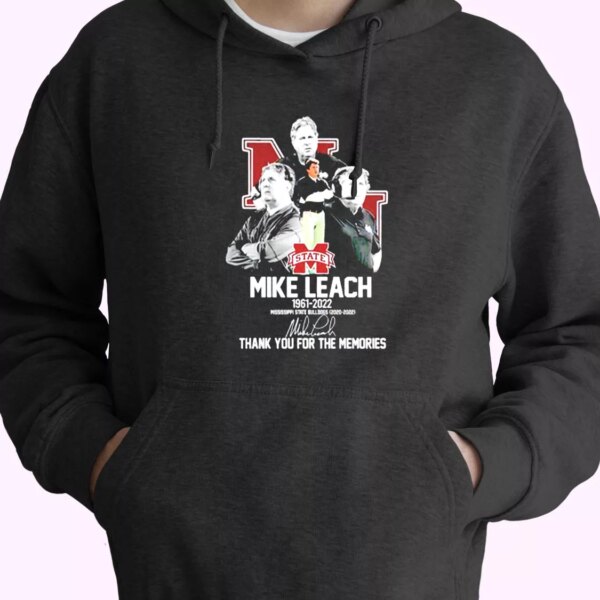 Mike Leach Mississipi States Memorial Trendy Hoodie