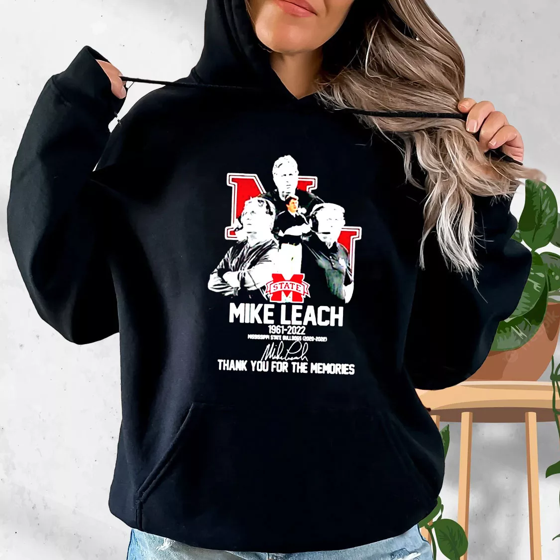 Mike Leach Mississipi States Memorial Trendy Hoodie Mike Leach Mississipi States Memorial Trendy Hoodie