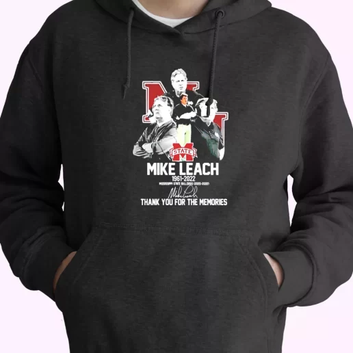 Mike Leach Mississipi States Memorial Trendy Hoodie Mike Leach Mississipi States Memorial Trendy Hoodie