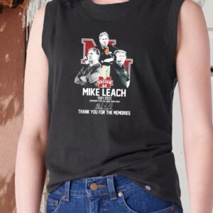Mike Leach Mississipi States Memorial Trendy Tank Top