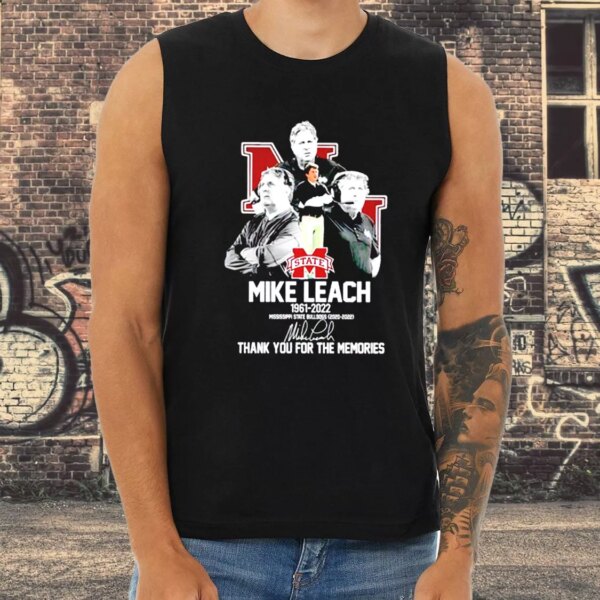 Mike Leach Mississipi States Memorial Trendy Tank Top