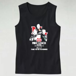 Mike Leach Mississipi States Memorial Trendy Tank Top 4