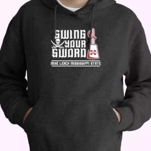 Mike Leach Swing Your Sword Trendy Hoodie 4