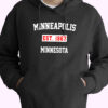Minneapolis Est 1867 Minnesota Vintage Hoodie