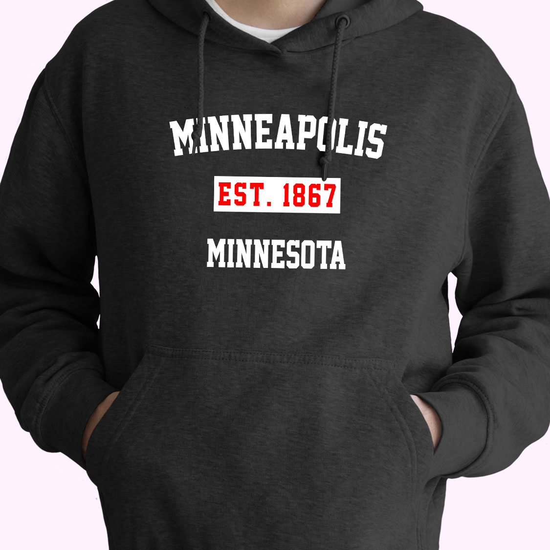 Minneapolis Est 1867 Minnesota Vintage Hoodie Minneapolis Est 1867 Minnesota Vintage Hoodie