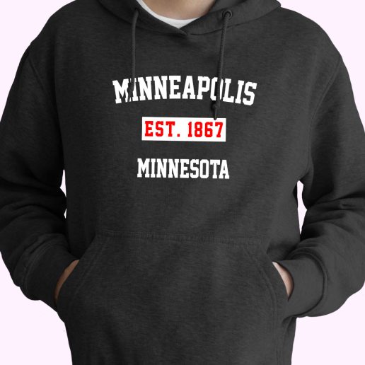Minneapolis Est 1867 Minnesota Vintage Hoodie Minneapolis Est 1867 Minnesota Vintage Hoodie