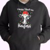 Mooey Christmas Heifers Santa Xmas Lights Cow Hoodie Xmas Outfits