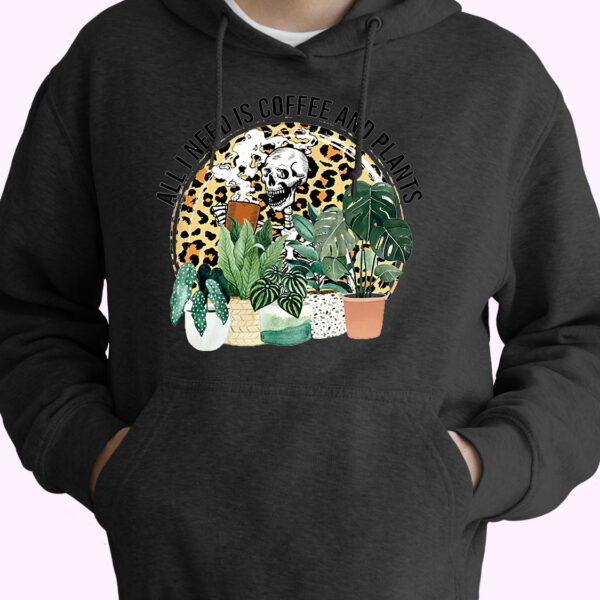 Morning Coffee And Plants Cute Hoodie