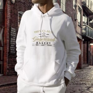 Mrs Claus Gingerbread Bakery Ugly Christmas Hoodie 3