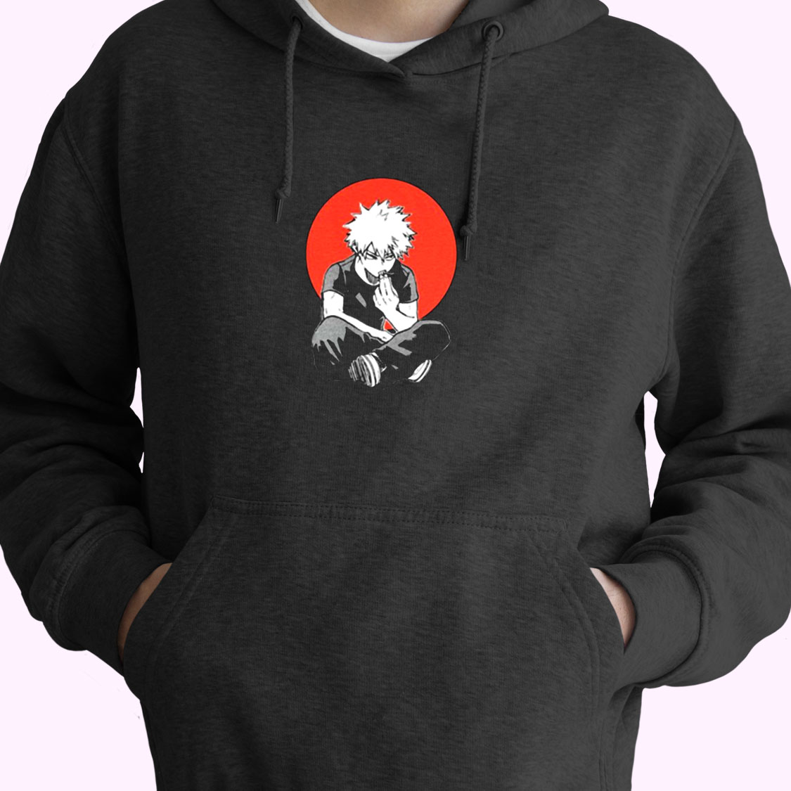 My Hero Academia Katsuki Bakugo Essential Hoodie My Hero Academia Katsuki Bakugo Essential Hoodie