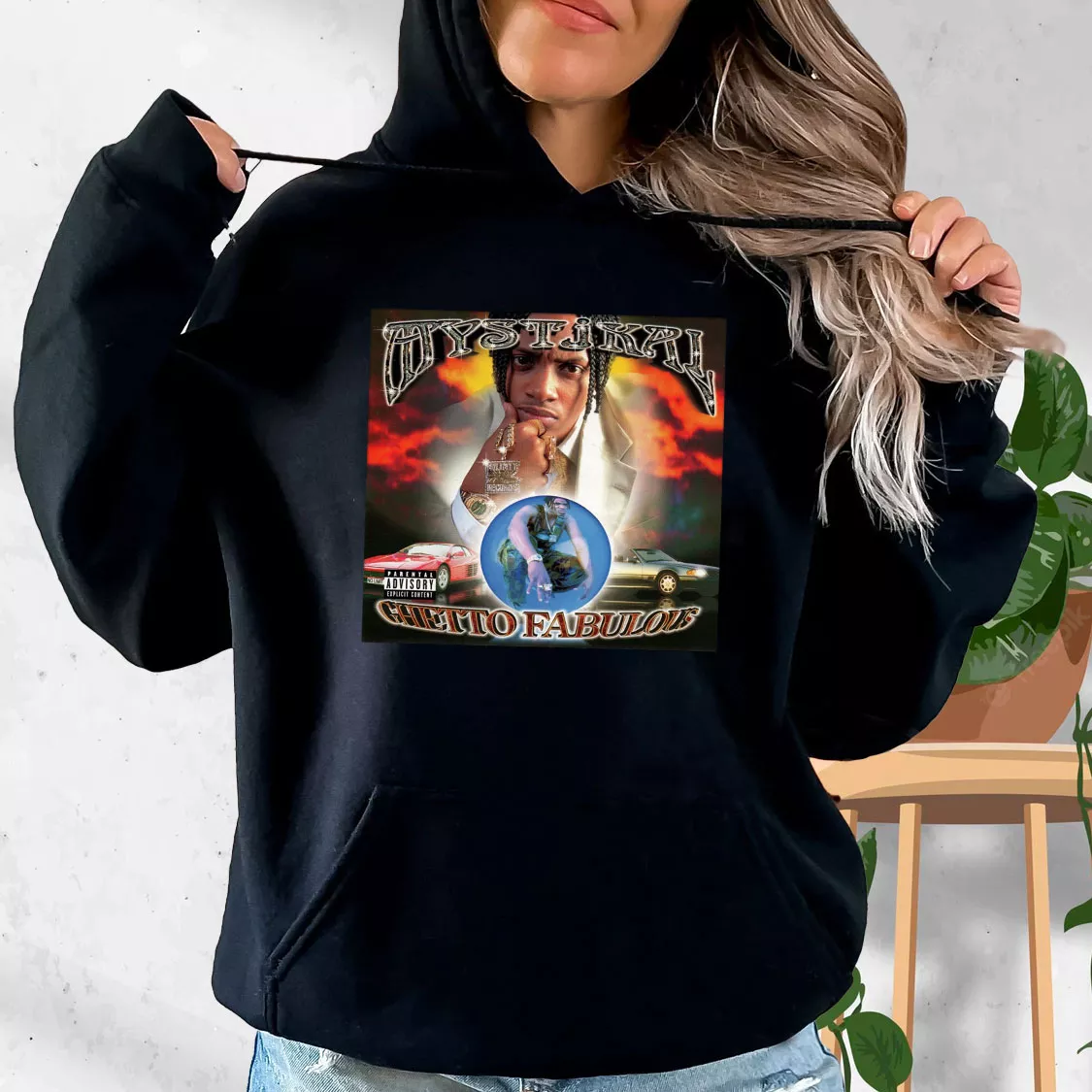Mystikal Ghetto Fabolous Rap Classic Hoodie Streetwear Mystikal Ghetto Fabolous Rap Classic Hoodie Streetwear