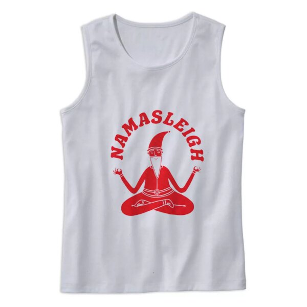 Namasleigh Yoga Santa Gym Christmas Tank Top