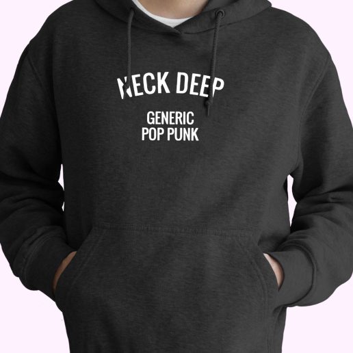 Neck Deep Generic Pop Punk 70s Basic Hoodie Neck Deep Generic Pop Punk 70s Basic Hoodie
