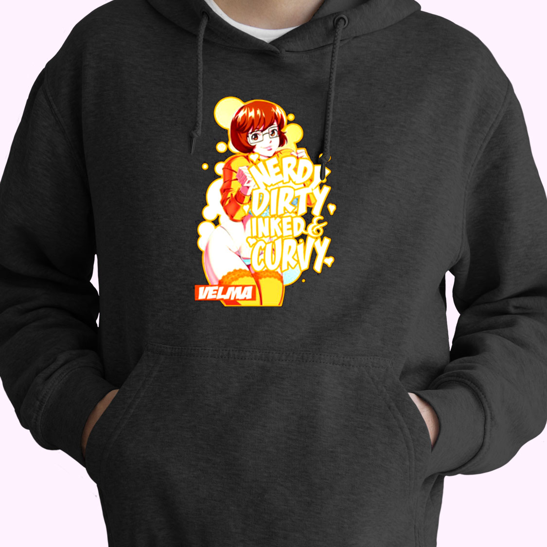 Nerdy Dirty Inked & Curvy Scooby Doo Essential Hoodie Nerdy Dirty Inked & Curvy Scooby Doo Essential Hoodie
