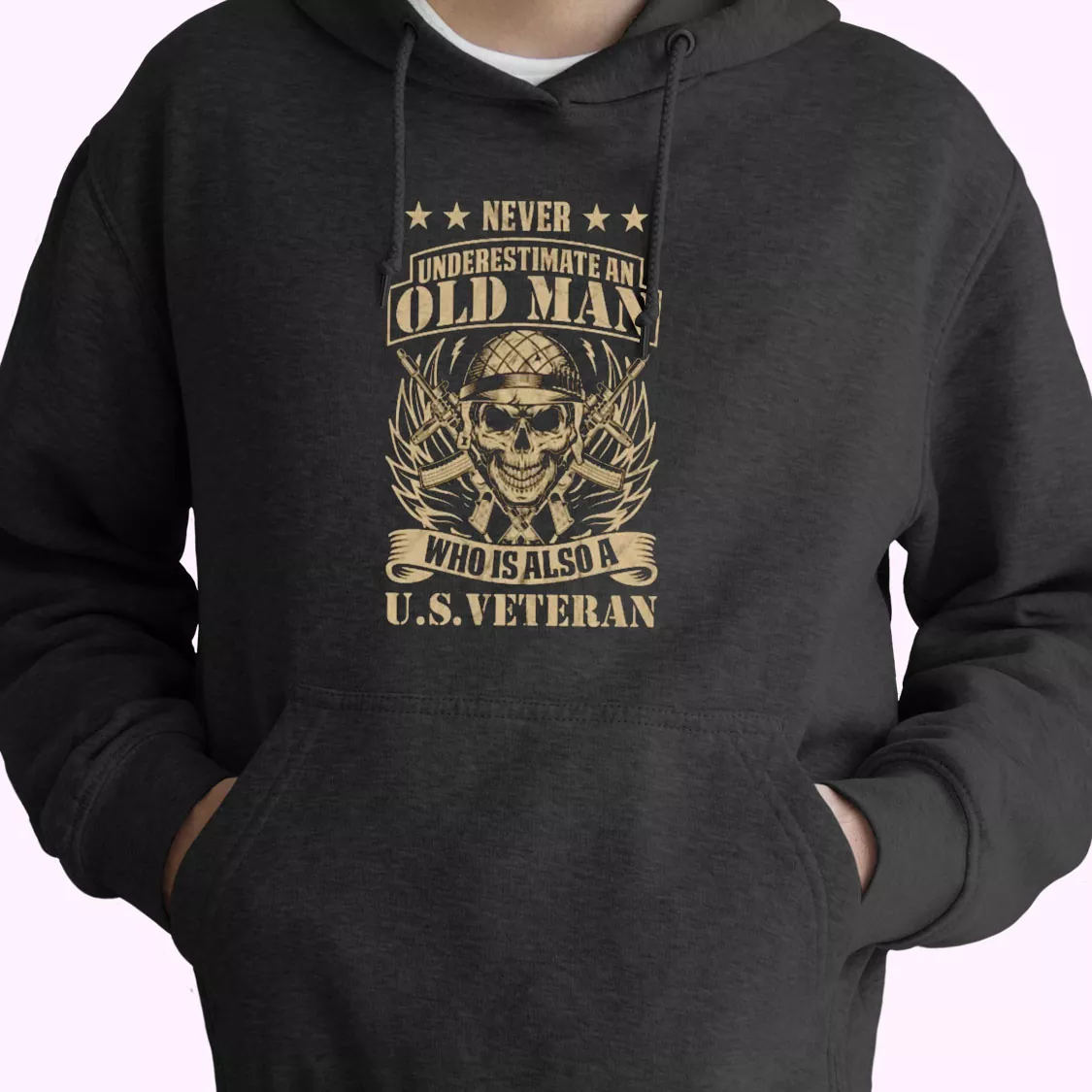 Never Underestimate An Old Man Who Is Also A US Old Hoodie Veterans Day Never Underestimate An Old Man Who Is Also A US Old Hoodie Veterans Day
