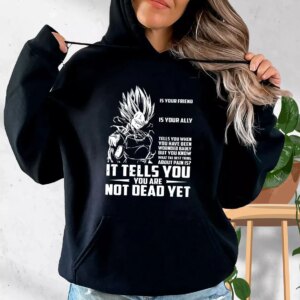 New Dragon Ball Vegeta Pain Quote Classic Hoodie Streetwear