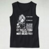 New Dragon Ball Vegeta Pain Quote Classic Tank Top Style