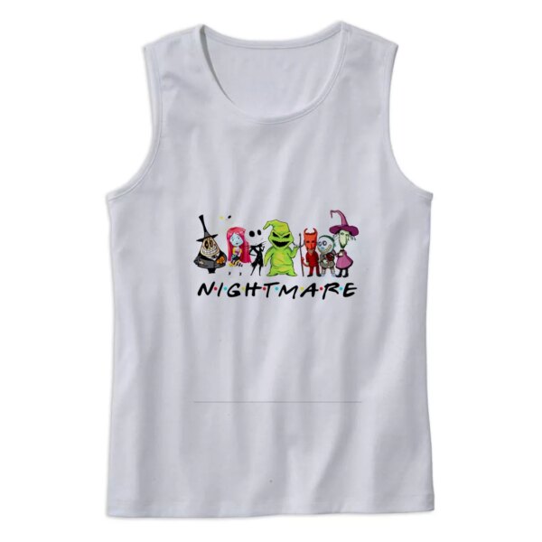 Nightmare Before Christmas Friends Gym Christmas Tank Top