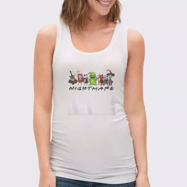 Nightmare Before Christmas Friends Gym Christmas Tank Top