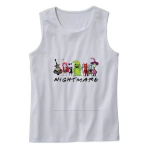 Nightmare Before Christmas Friends Gym Christmas Tank Top 4