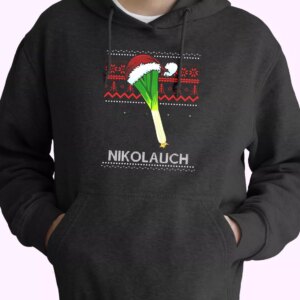Nikolauch Santa Hat Hoodie Xmas Outfits