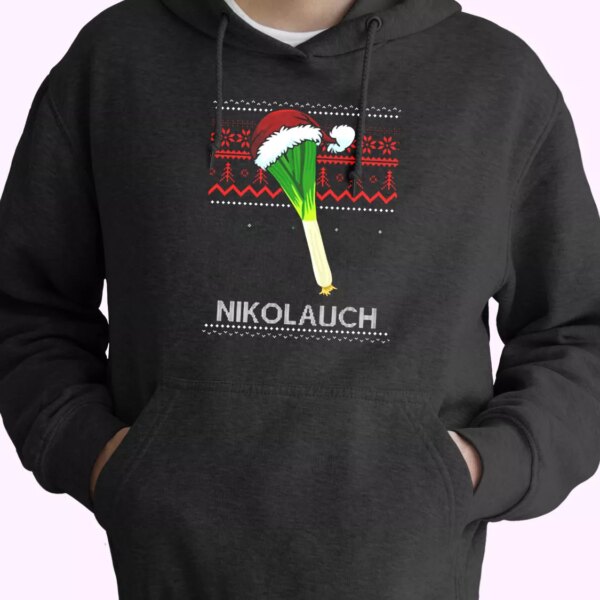 Nikolauch Santa Hat Hoodie Xmas Outfits