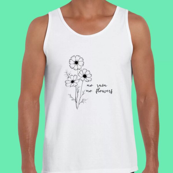 No Rain No Flowers Earth Day Tank Top