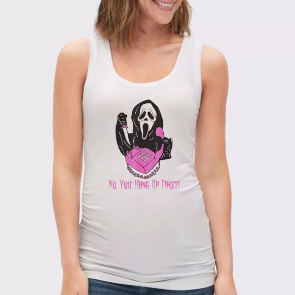 No You Hang Up First Ghostface Summer Tank Top