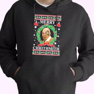 OnCoast Mike Tyson Merry Chrithmith Ugly Christmas Hoodie Xmas Outfits 4