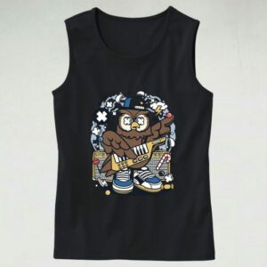 Owl Pop Star Graphic Tank Top 4