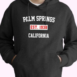 Palm Springs Est 1938 California Vintage Hoodie 4