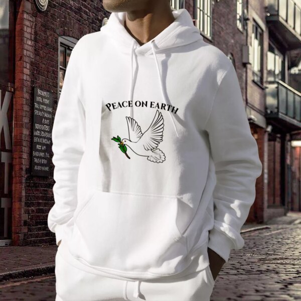 Peace On Day Earth Day Hoodie