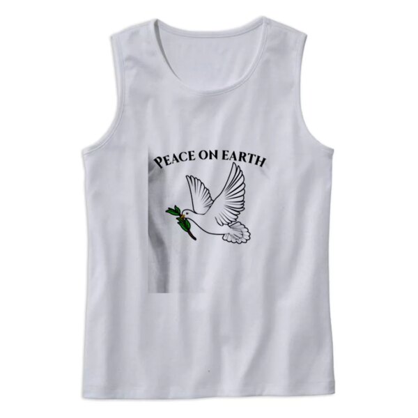 Peace On  Earth Day Tank Top