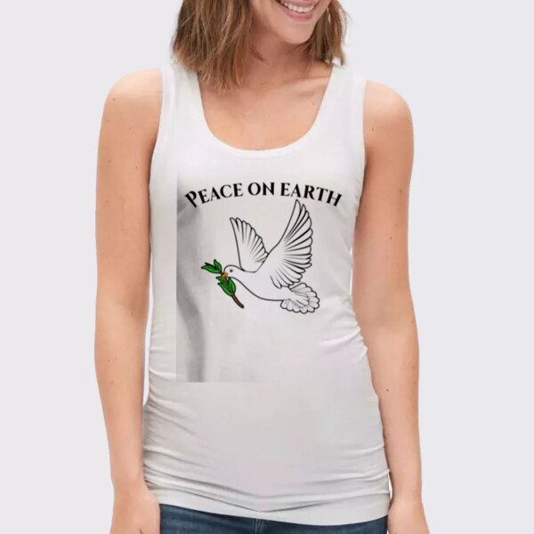 Peace On  Earth Day Tank Top