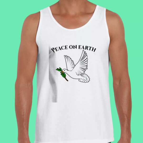Peace On  Earth Day Tank Top