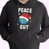Peace Out Festive Hoodie Xmas Outfits