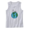 Peanuts Snoopy On Top Of The World Earth Day Tank Top