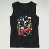 Penguin Guitar Graphic Tank Top