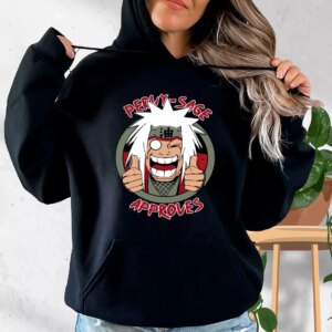 Pervy Sage Approves Jiraiya From Naruto Classic Hoodie Streetwear