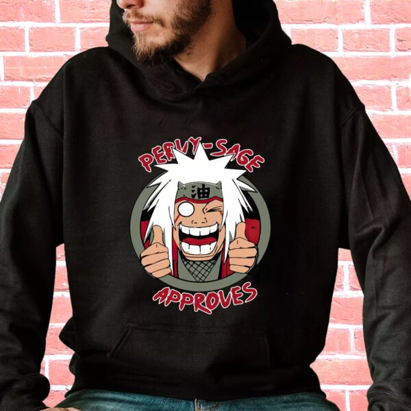 Pervy Sage Approves Jiraiya From Naruto Classic Hoodie Streetwear