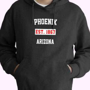 Phoenix Est 1867 Arizona Vintage Hoodie