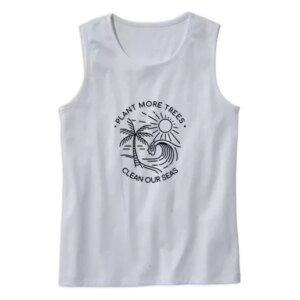 Plant More Trees Clean The Seas Earth Day Tank Top 4