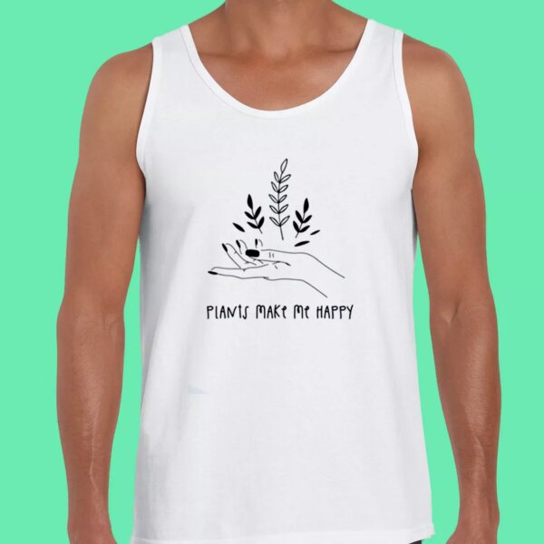 Plants Make You Happy Earth Day Tank Top