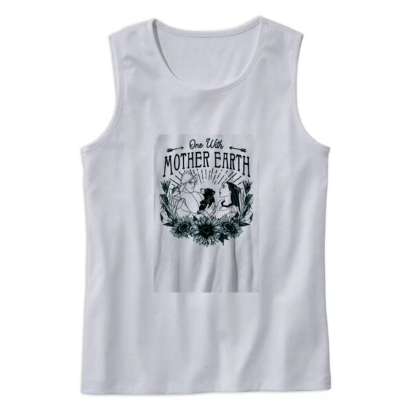 Pocahontas One With Mother  Earth Day Tank Top