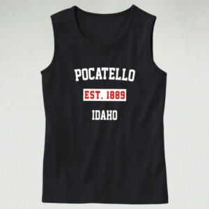 Pocatello Est 1889 Idaho Tank Top 4